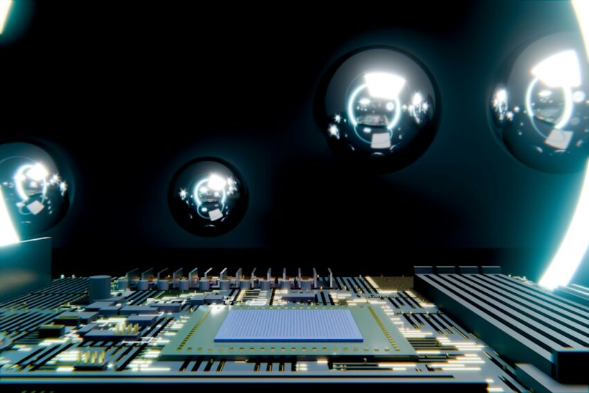 Photo computer vision technology diagram
